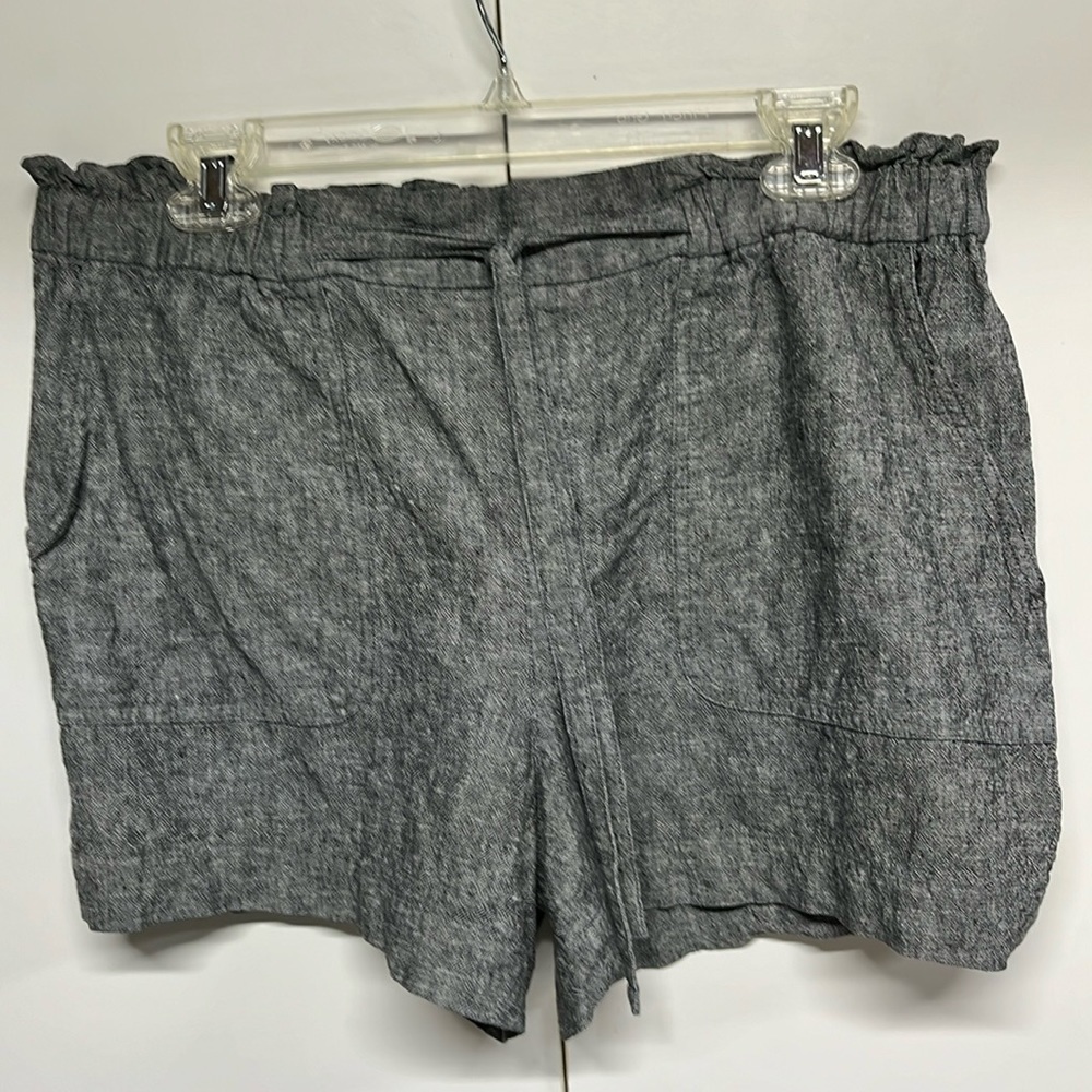 Calvin Klein Gray Pull On Lounge Shorts Elastic Size 12